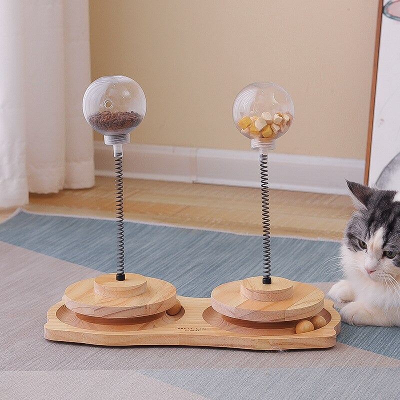Interactive Cat Treat Dispenser Toy-5