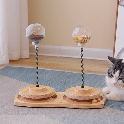 Interactive Cat Treat Dispenser Toy-5